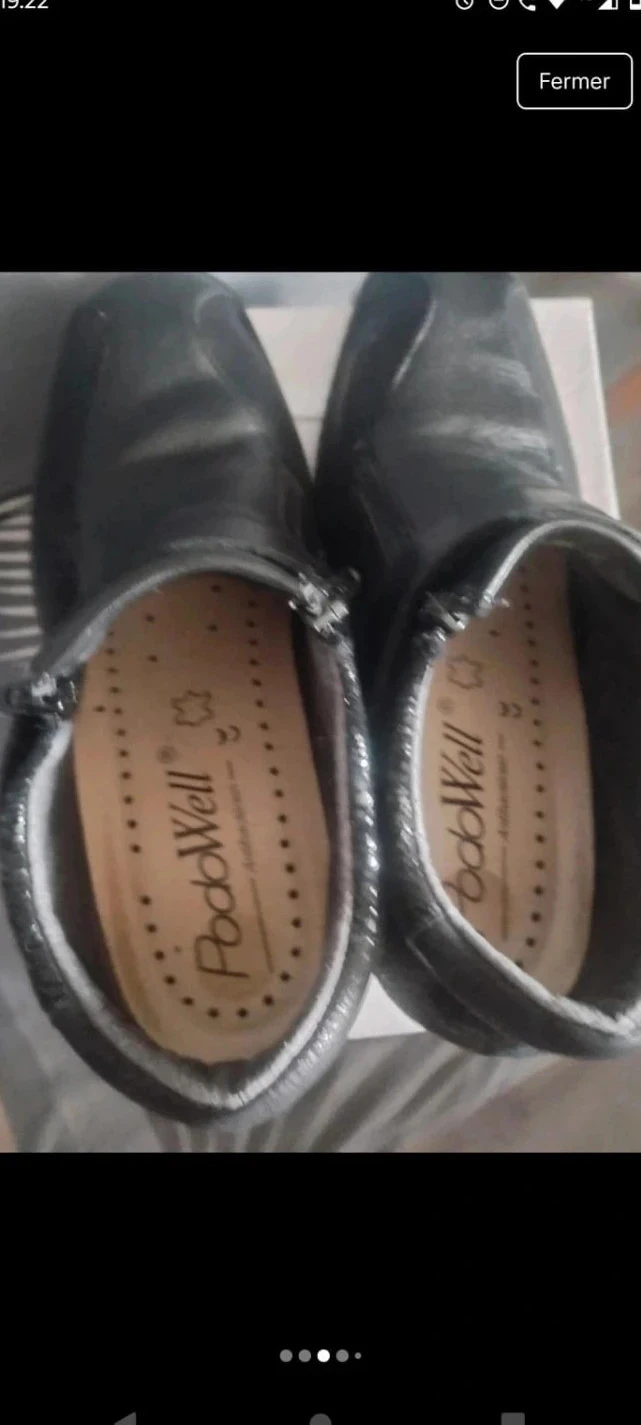 Sapatos pretos brilhantes Podowell P41 – photo 3